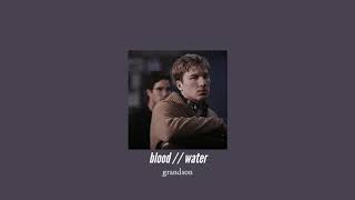 ( slowed down ) blood // water
