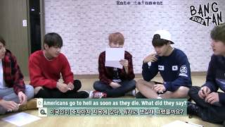 [ENG] 150430 BTS - Bangtan Quiz Show, RapMon proves why he is the Brain Monster screenshot 1