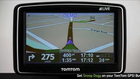 Official Snoop Dogg Celebrity GPS VoiceSkin on TomTom Demo