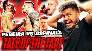 UFC 301: ALEX PEREIRA's Bold Move to Challenge TOM ASPINALL for Heavyweight Title  Tale of the Tape