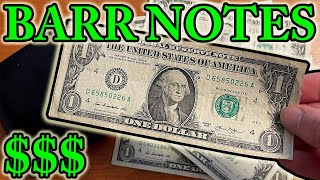 Barr Notes - Scarce $1 Dollar Bills In Pocket Change You Should Look For - How Much Are They Worth?