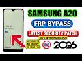 Samsung A20/A20S Frp Bypass 🔓 How to Unlock Samsung Frp 2026 | Latest Security | No Need Pc