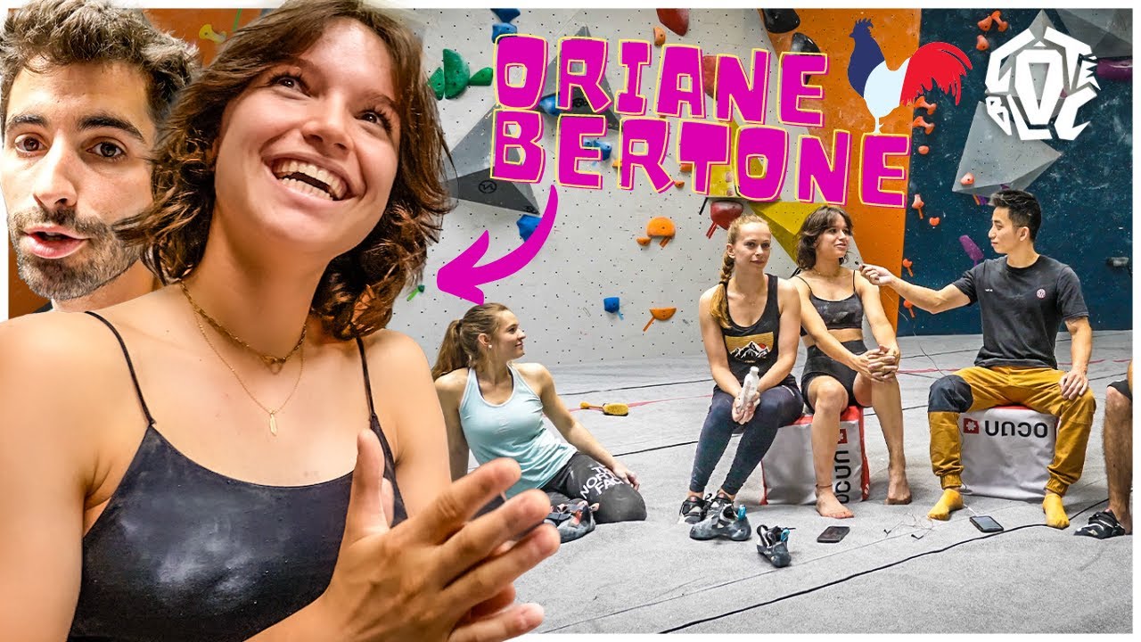 On grimpe avec ORIANE BERTONE qualifié pour les JO de PARIS 2024 !  (PART 1) ft. Alban Levier