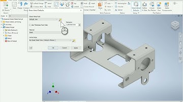 Autodesk Inventor - Sheet Metal - Convert to Sheet Metal - geïmporteerd   model