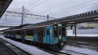 青い森鉄道701系発車シーン＠青森駅