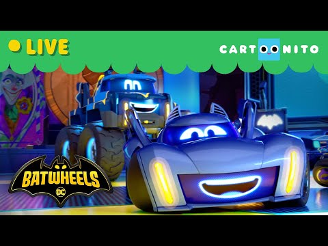 LIVE! Ride With The Batwheels! | Cartoonito - LIVE! Ride With The Batwheels! | Cartoonito