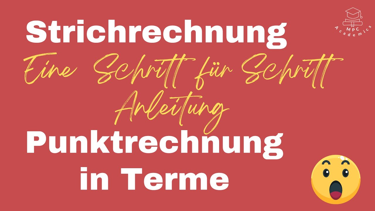 Punkt  und Strichrechnung in Terme