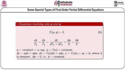 M-07. Nonlinear first order partial differential equations