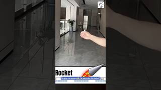 how to make a paper crafts rocket at home 😁 #shorts #crafts