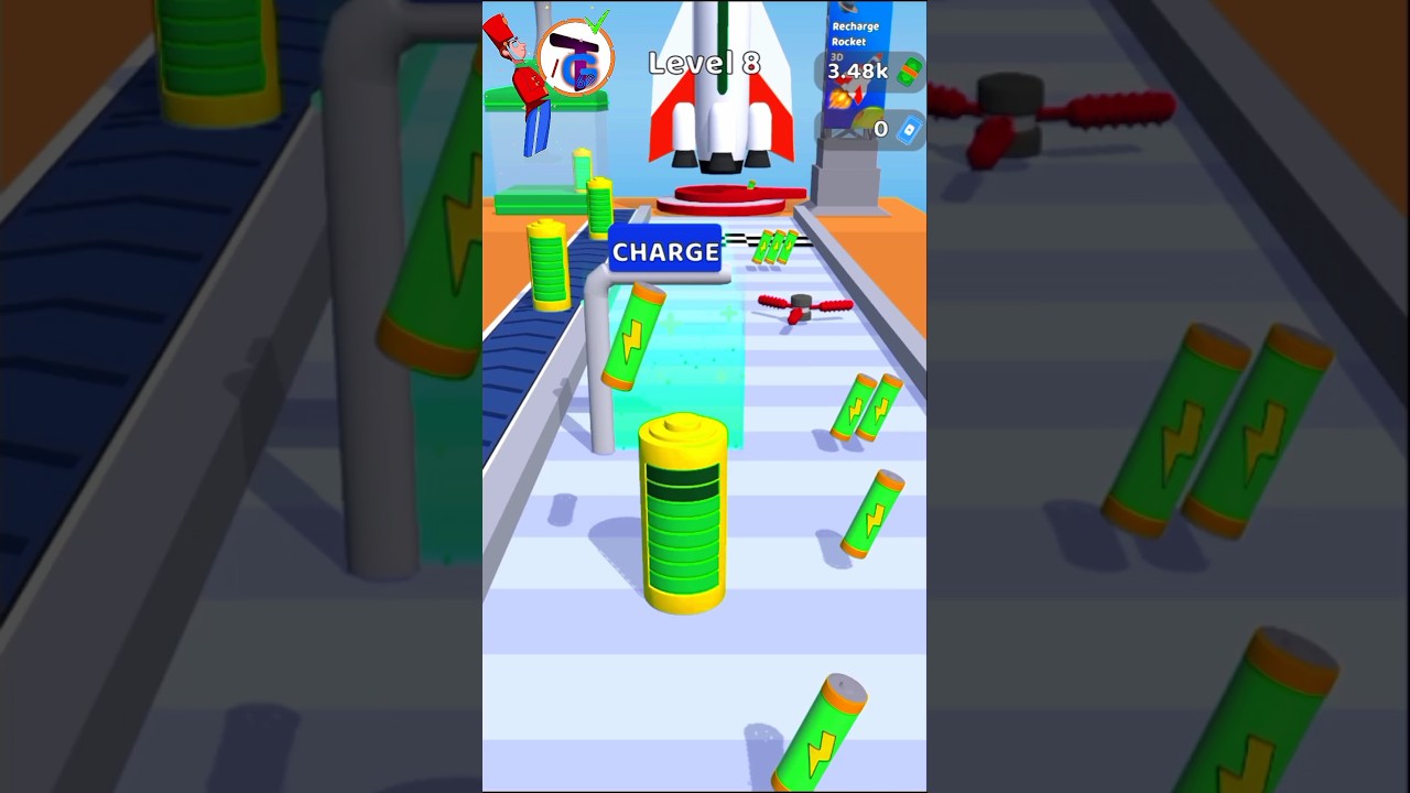 RECHARGE🔋ROCKET🚀3D GAME EVER PLAYED 