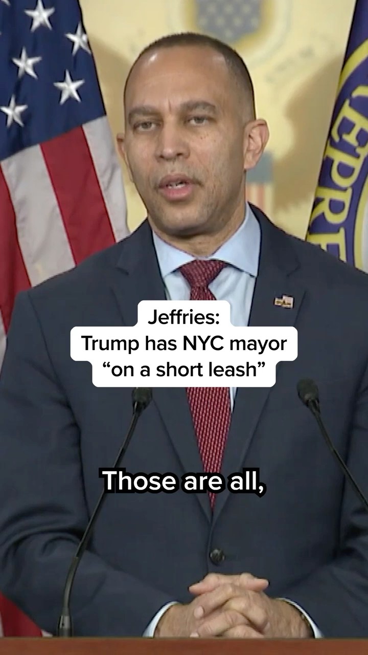 Jeffries: Trump has NYC mayor 'on a short leash'