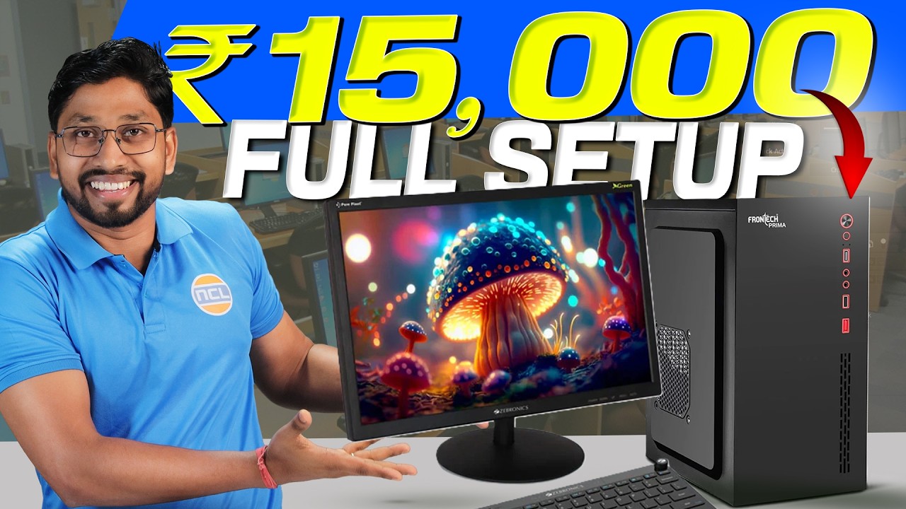 Under ₹15K Full Set PC Build 2026 – Cheapest Complete PC Setup in India ...