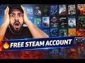 Free Steam Account with 120+ games