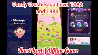 Candy Crush Saga Level 1982 and Level 1983 | Super Hard Level | Offline Game screenshot 5