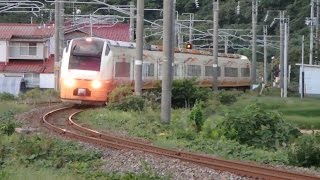 列車番号2012M　いなほ12号　羽越本線（村上～間島）　：　60P