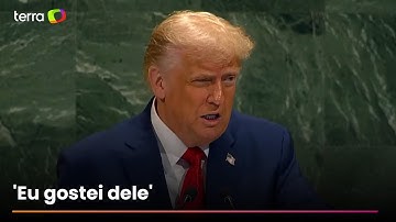Trump diz que abraçou Lula e fala em 