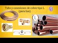 Tubo y conexiones de cobre tipo L (para gas)