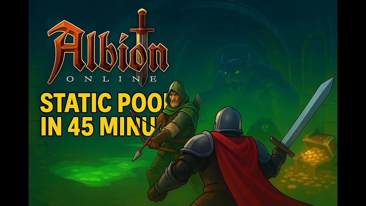 Static pools in 40 minutes | Albion Online