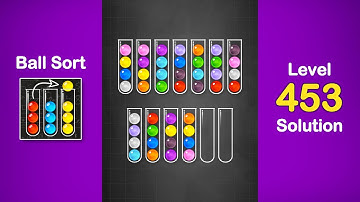 Ball Sort Puzzle Solution Level 453