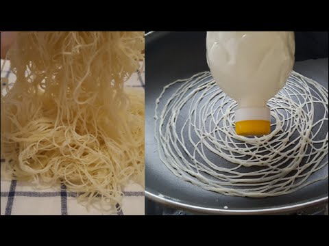 عند قرعة ماء فارغة حضري خيوط الكنافة في رمشة عين مستحيل تفكري تشريهم بعد اليوم سهلين وإقتصادين