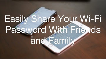 How to Share Wi-Fi Password iPhone to iPhone