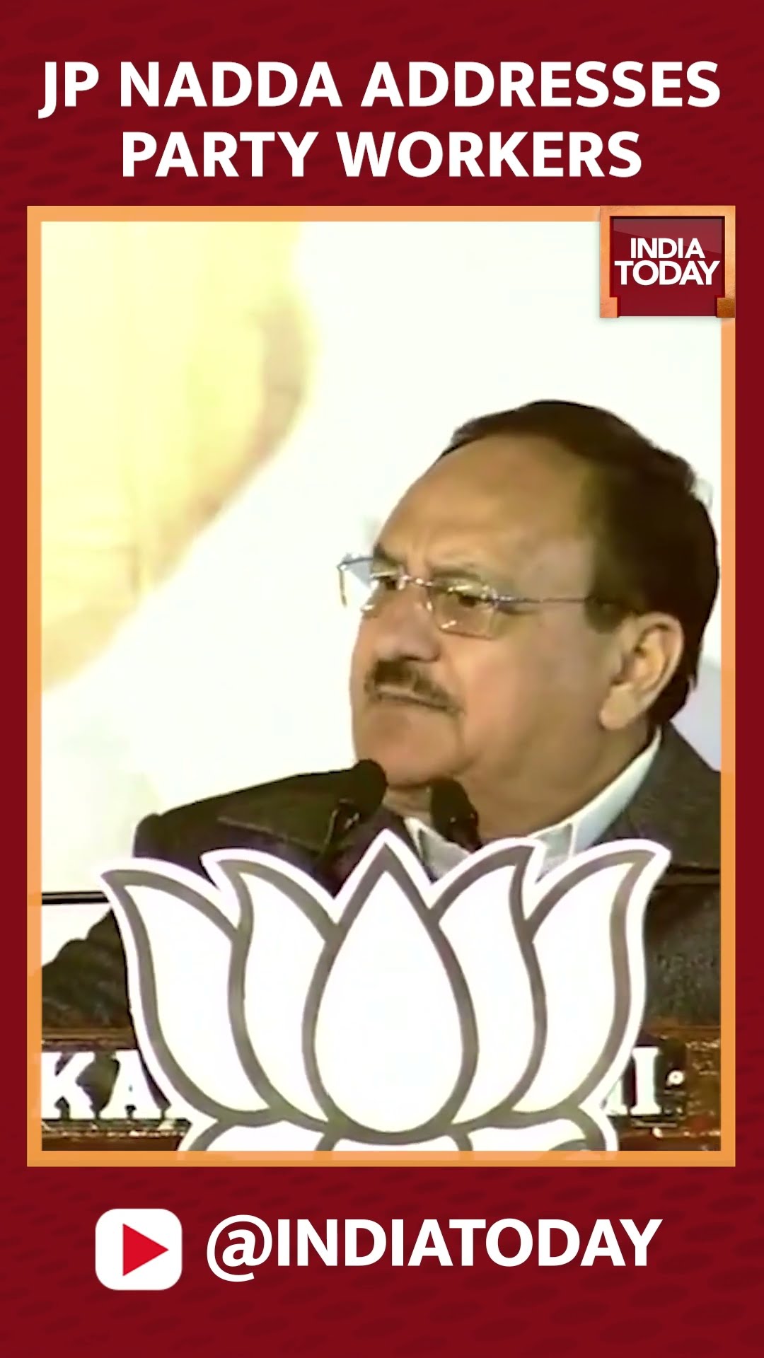 BJP National President JP Nadda Addresses Party Workers After Delhi Elections Victory | #shorts