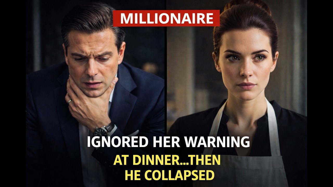 The Billionaire Collapsed Mid-Dinner — The Waitress Did One Calm Thing That Saved Him