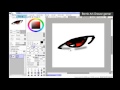 paint tool sai : red eye.