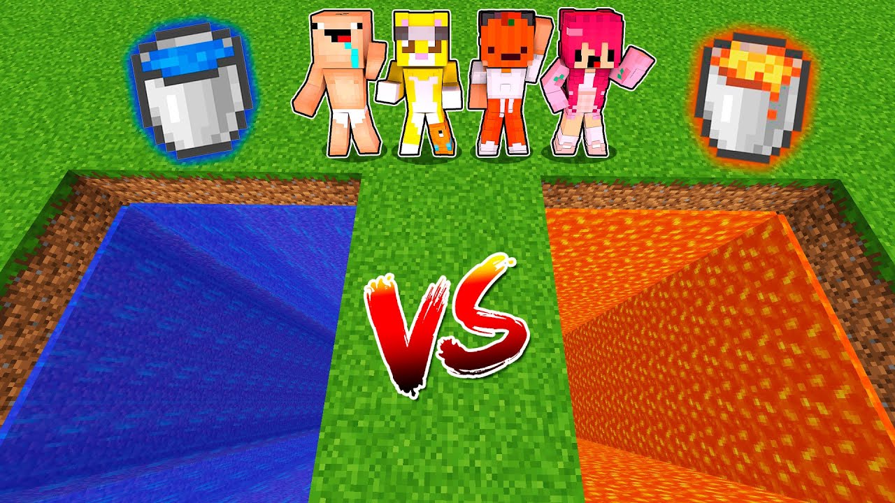 ¡NO ELIJAS EL TUNEL EQUIVOCADO O MUERES EN MINECRAFT! | LAVA VS AGUA