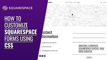 How to customize a contact form in Squarespace? 😲 | Creating a modern contact page in Squarespace