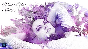 Beautiful Watercolor Portrait Effect  (Photoshop Tutorial)