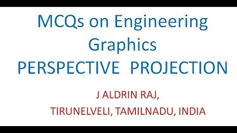 MCQs on Perspective Projection EG