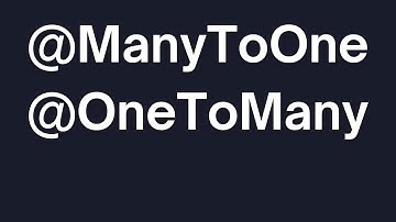 Java Spring Boot JPA | Hibernate | ManyToOne OneToMany | 2021