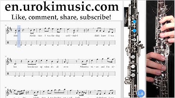 How to Play Oboe Avicii - Wake Me Up Tabs Part#2 um-a352