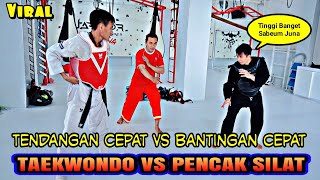 Taekwondo Mencoba Sparing Pencak Silat