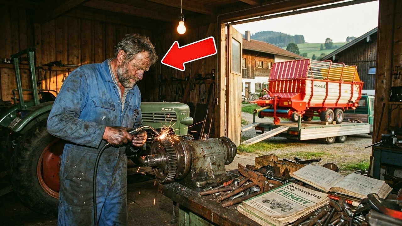 Seine Nachbarn finanzierten neue Geräte von 120.000 Mark… Seine eigenen reparierte er im Schuppen