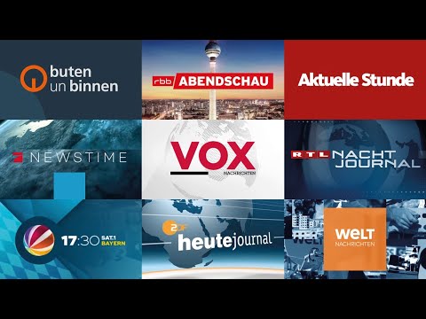 German TV News Intros 2020 / Openings Compilation (HD)