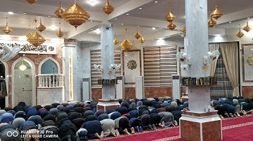 صلاة المغرب في جامع خالد بن الوليد ١٤٤٣هجرية القارئ ابو عبيدة