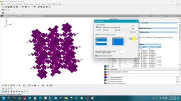 Diamond Software Tutorial/Crystal Structure From CIF File