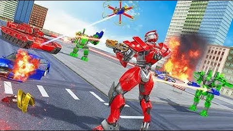 New Tank Robot Car | Rescue City Robot Dinosaur Android GamePlay | By Game Crazy