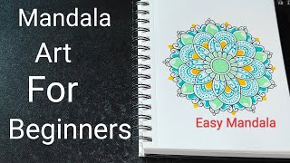 Mandala Art For Beginners Easy | @Easy_Mandala59