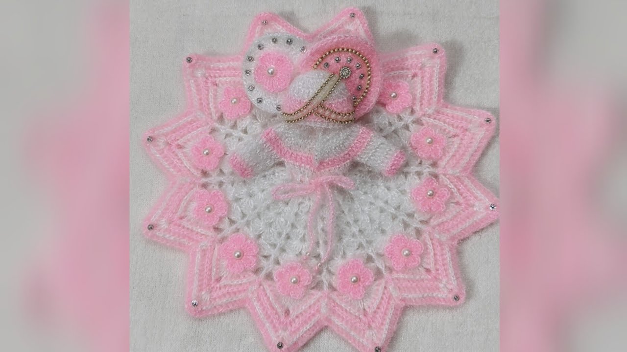 Ladoo gopal dress with mukut size 5,6 no||step by step बनाइए @shriharicrochetknitting 