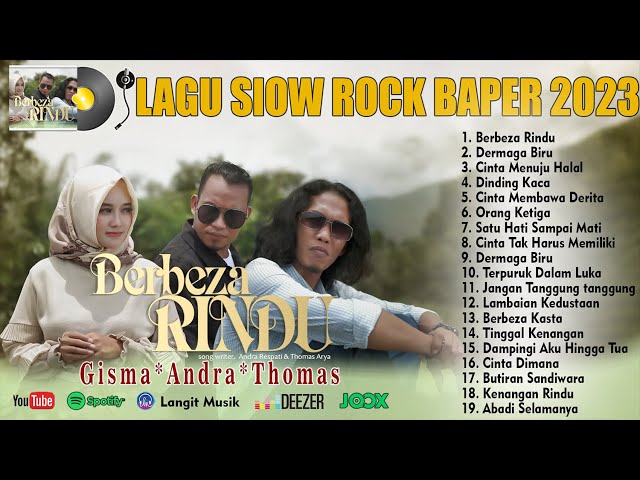 Berbeza Rindu   Andra Respati feat  Gisma Wandira & Thomas Arya Full Album Terbaik 2023 class=