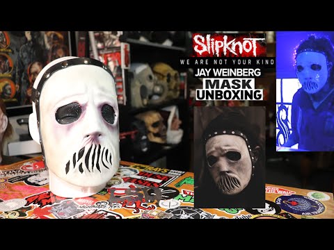 Slipknot W.A.N.Y.K. Jay Weinberg Mask Unboxing