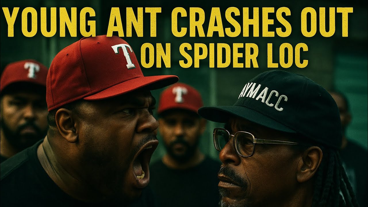 YOUNG ANT JEFE CRASHES OUT ON SPIDER LOC AFTER HE BRINGS HIS HOMIES ...
