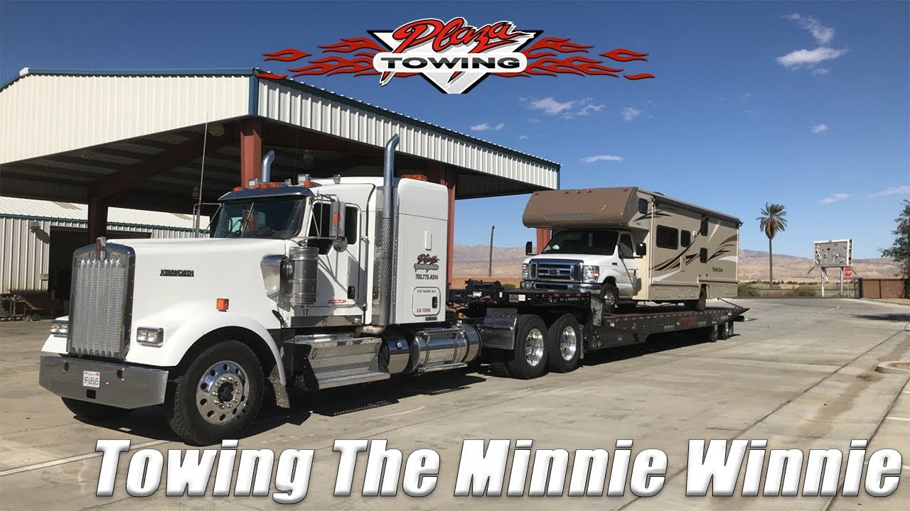 Towing A Broken Down Winnebago Minnie Winnie YouTube