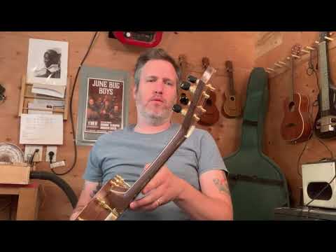 Completed Work Demo- #404 Walnut and Pistachio Tenor Banjo Ukulele