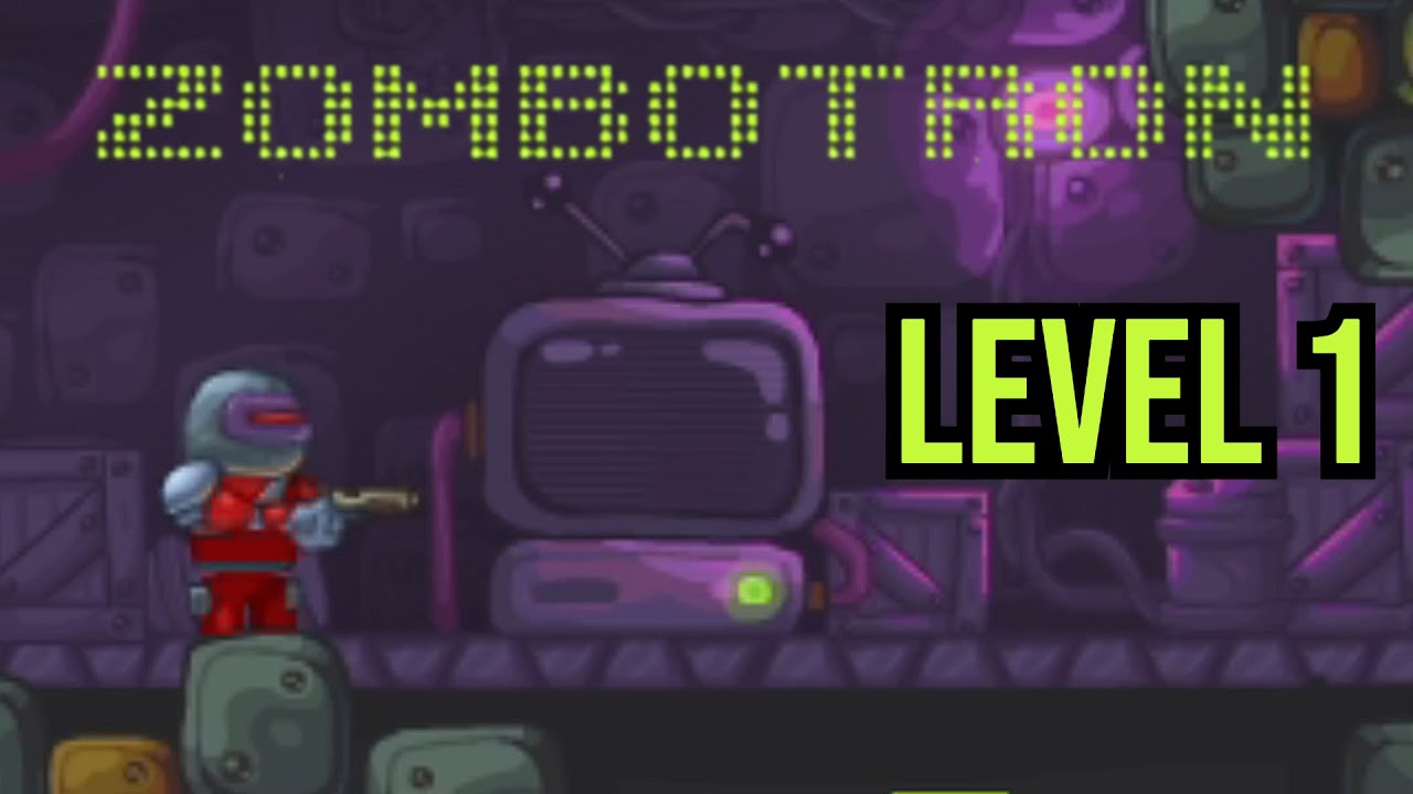 Zombotron (Flash Game 2011) Mission 1 Walkthrough No Commentary Guide  ||  FlashPoint 13 Infinity