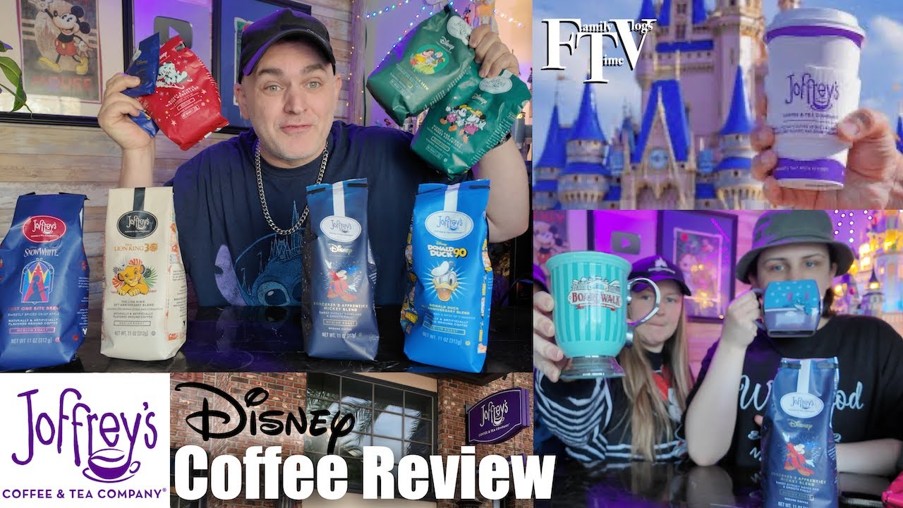 We Try Every Disney Joffrey’s Coffee | Taste Test Review & Food Vlog