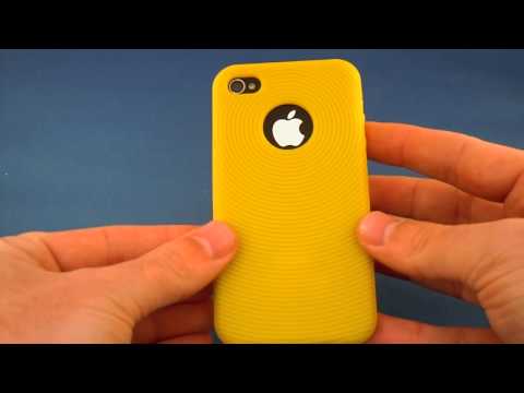 Swirling Yellow iPhone 4 Case